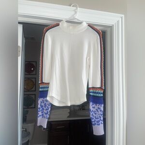 Free people white sweater